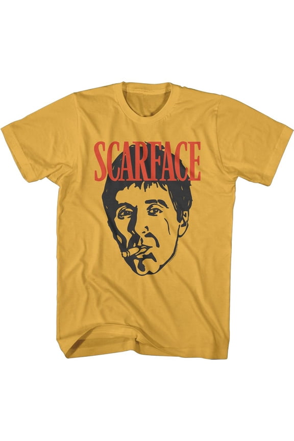 Scarface Scarface Face Ginger Adult T-Shirt
