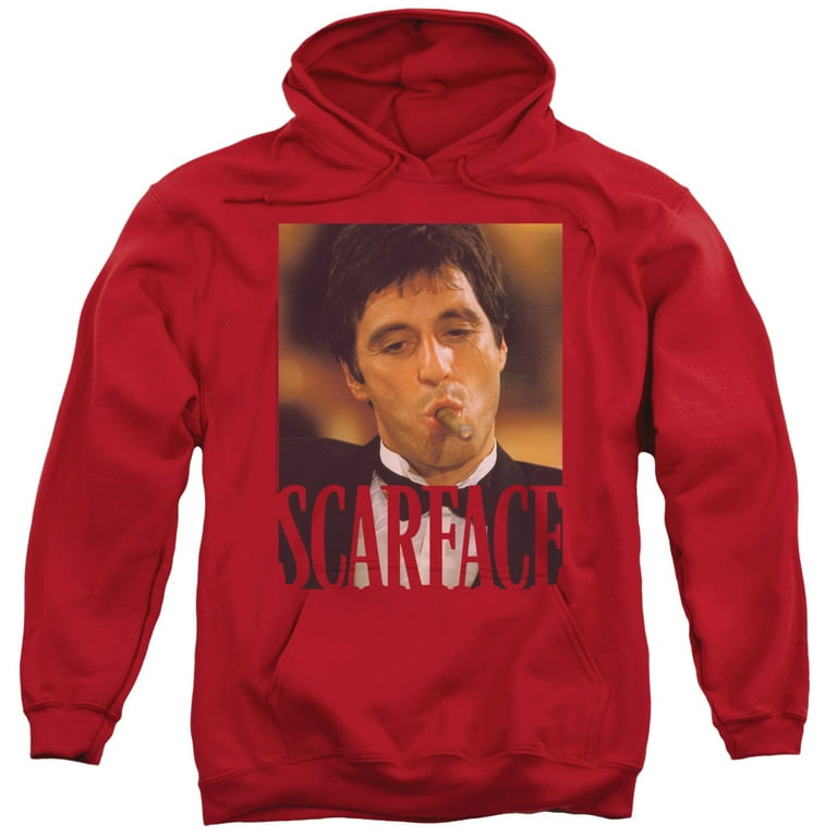 Scarface Smoking Cigar Pull-Over Hoodie X-Large
