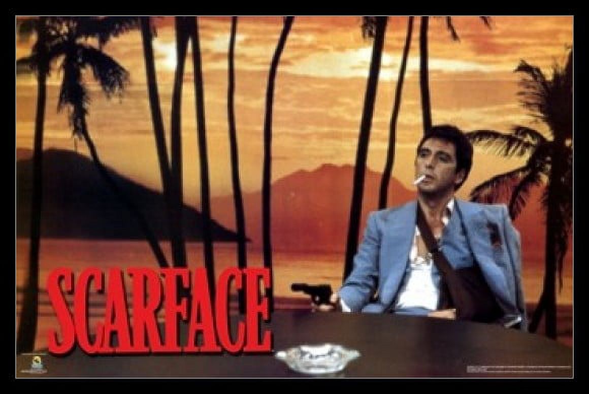 Scarface - Sunset Laminated & Framed Poster (36 x 24) - image 1 of 1