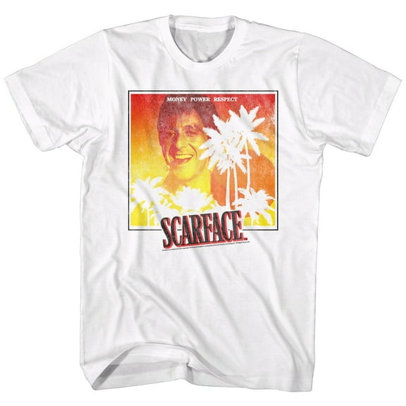 Scarface Sunset White T-Shirt
