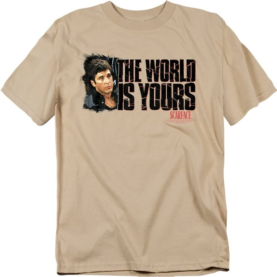 Scarface T-Shirt The World Is Yours Unisex Graphic Tee For Men & Women