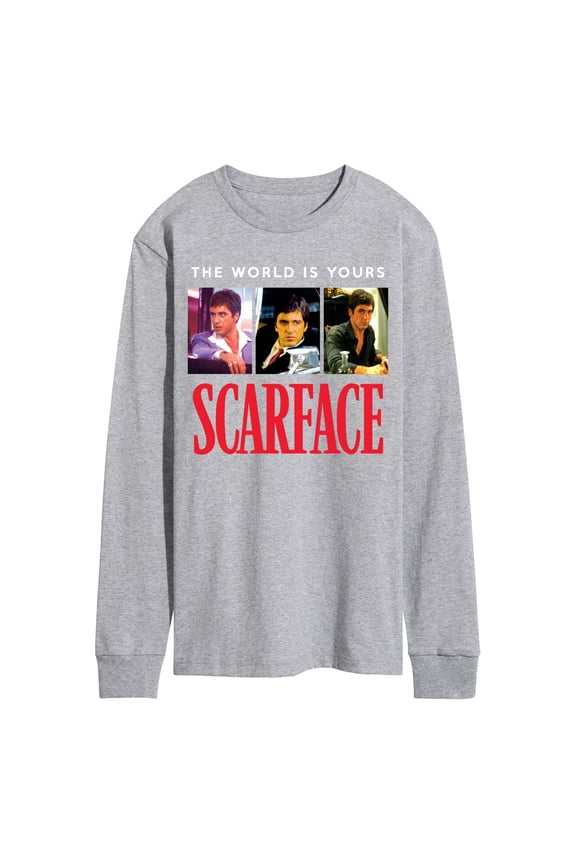 - The World Is Yours- Men's Long Sleeve Graphic T-Shirt