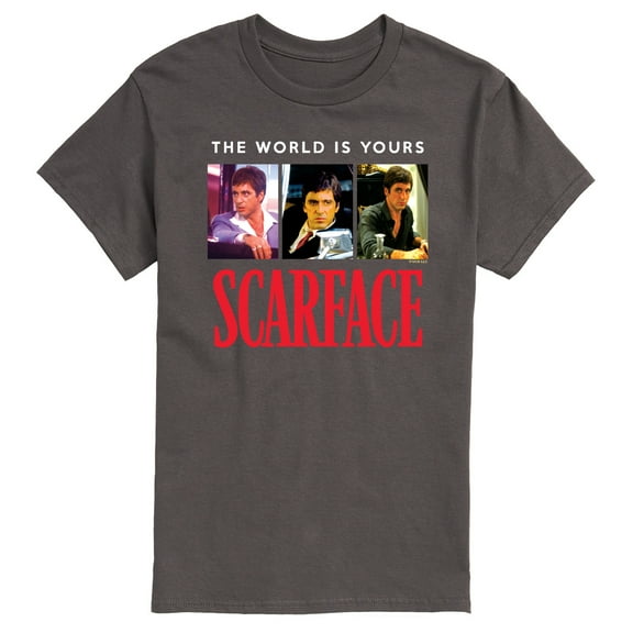 Scarface - The World Is Yours- Men's Short Sleeve Graphic T-Shirt