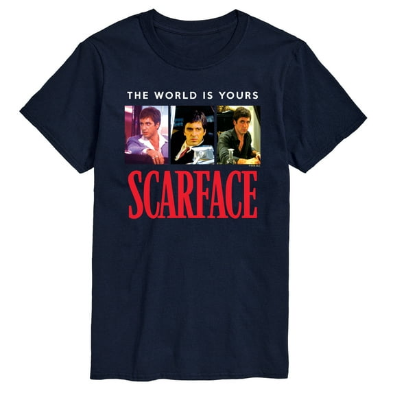 Scarface - The World Is Yours- Men's Short Sleeve Graphic T-Shirt