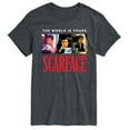 thumbnail image 1 of Scarface - The World Is Yours- Men's Short Sleeve Graphic T-Shirt, 1 of 4