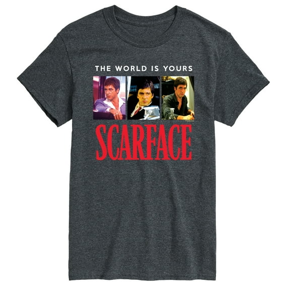 Scarface - The World Is Yours- Men's Short Sleeve Graphic T-Shirt