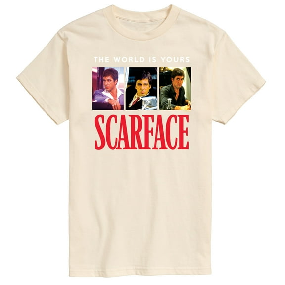 Scarface - The World Is Yours- Men's Short Sleeve Graphic T-Shirt