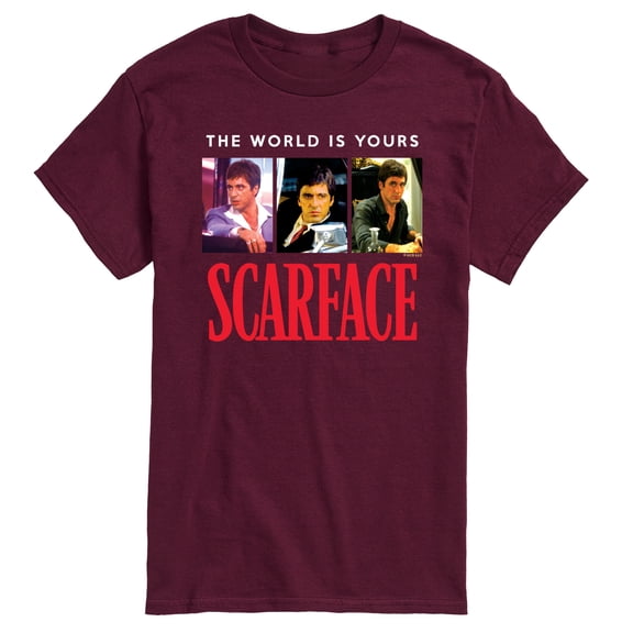 Scarface - The World Is Yours- Men's Short Sleeve Graphic T-Shirt