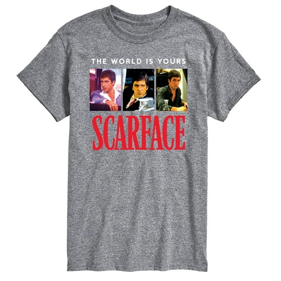 Scarface - The World Is Yours- Men's Short Sleeve Graphic T-Shirt
