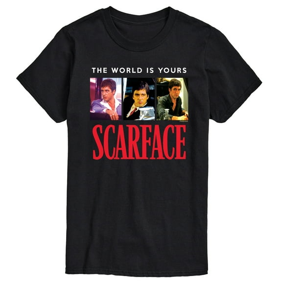 Scarface - The World Is Yours- Men's Short Sleeve Graphic T-Shirt