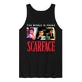 thumbnail image 1 of Scarface - The World Is Yours- Men's Sleeveless Graphic Tank, 1 of 4