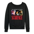 thumbnail image 1 of Scarface - The World Is Yours- Women's French Terry Long Sleeve Shirt, 1 of 4