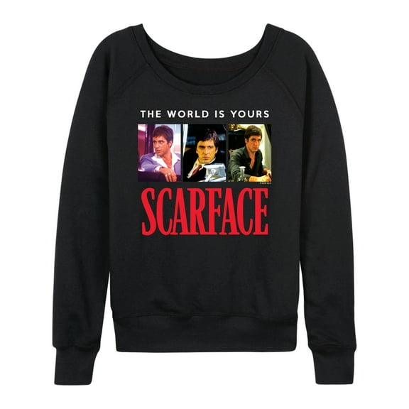Scarface - The World Is Yours- Women's French Terry Long Sleeve Shirt