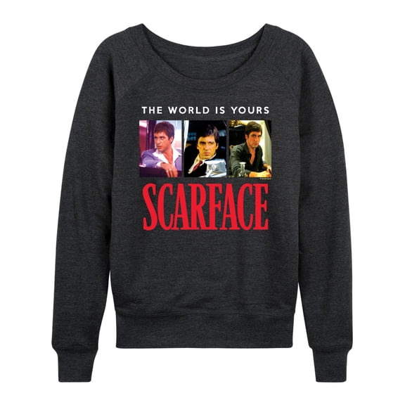 Scarface - The World Is Yours- Women's French Terry Long Sleeve Shirt