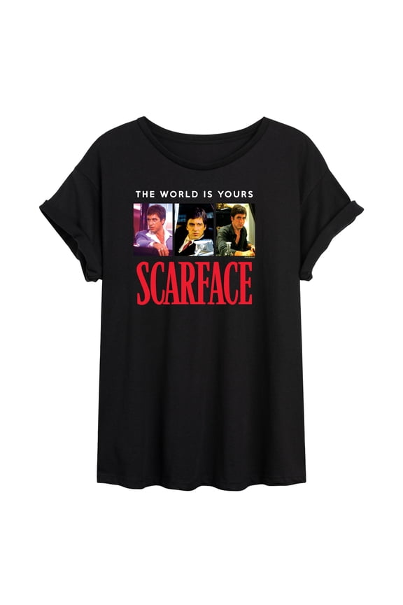 - The World Is Yours- Women's Oversized Graphic T-Shirt