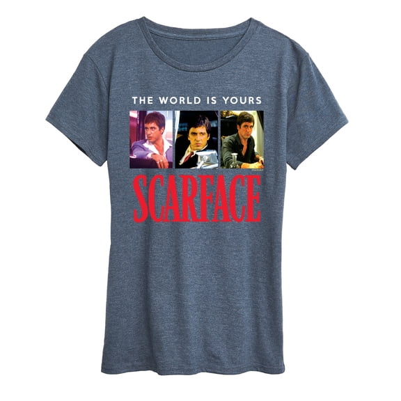 Scarface - The World Is Yours- Women's Short Sleeve Graphic T-Shirt