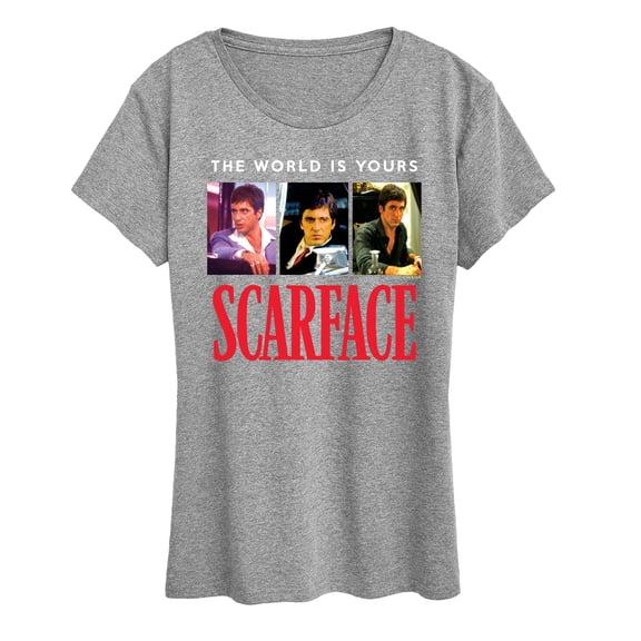 Scarface - The World Is Yours- Women's Short Sleeve Graphic T-Shirt