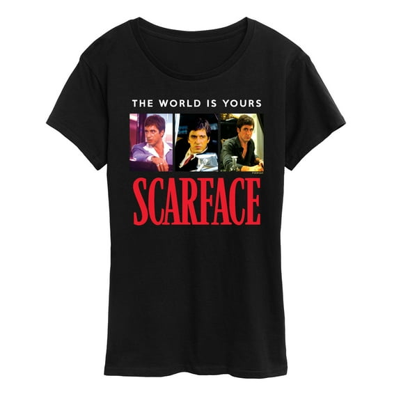 Scarface - The World Is Yours- Women's Short Sleeve Graphic T-Shirt