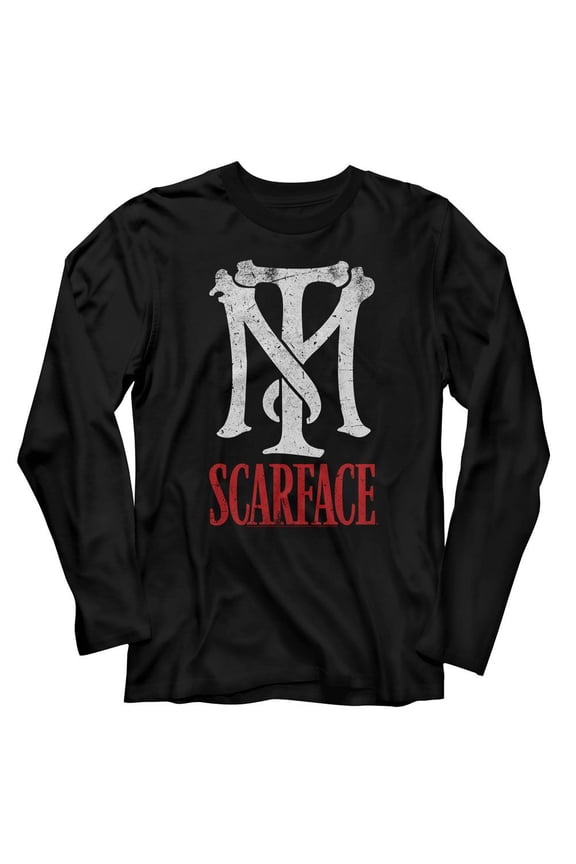 Scarface Tm Scarface Black Long Sleeve T-Shirt S