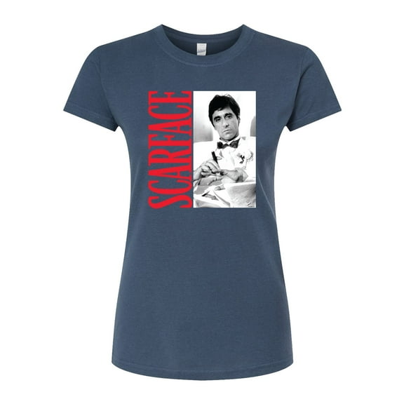 Scarface - Tony In Tuxedo - Juniors Fitted Short Sleeve Graphic T-Shirt