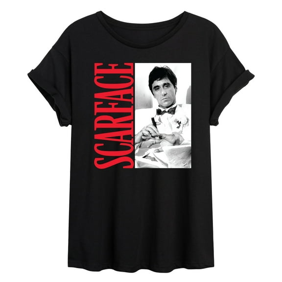 Scarface - Tony In Tuxedo - Women's Oversized Graphic T-Shirt