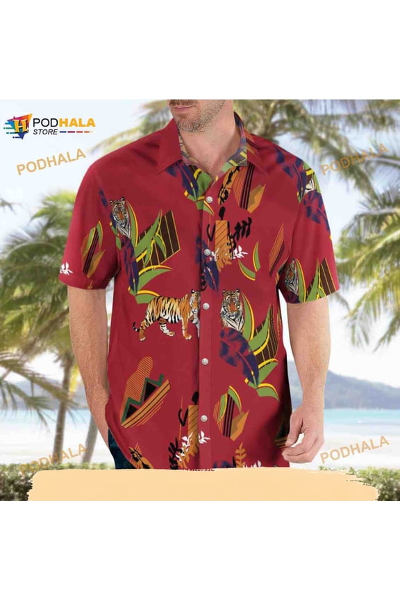 Scarface Tony Montana Hawaiian Shirt, Scarface Al Pacino Rare Bloody Aloha Shirt