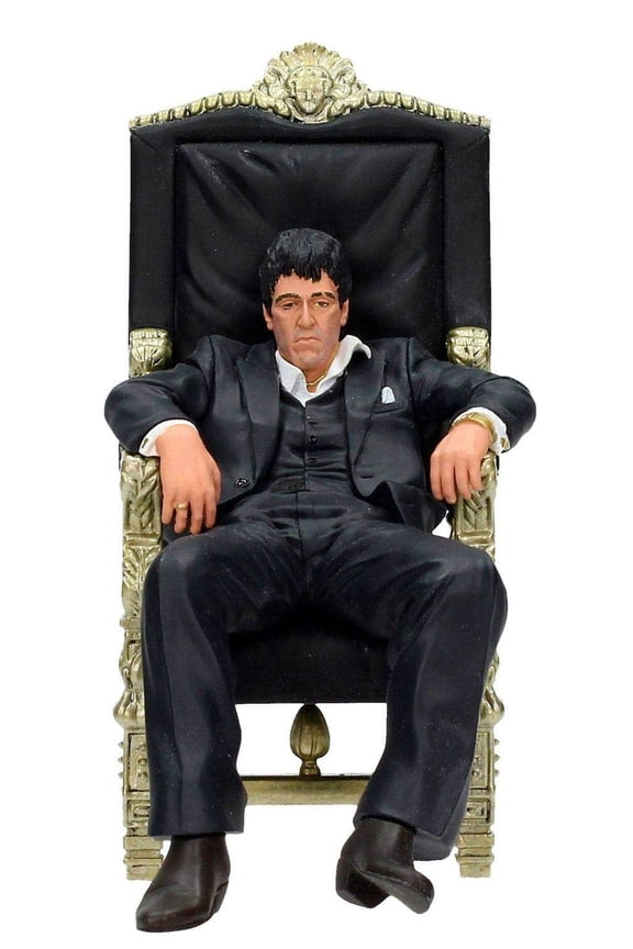 Scarface Tony Montana Sitting Up Figure 18 cm