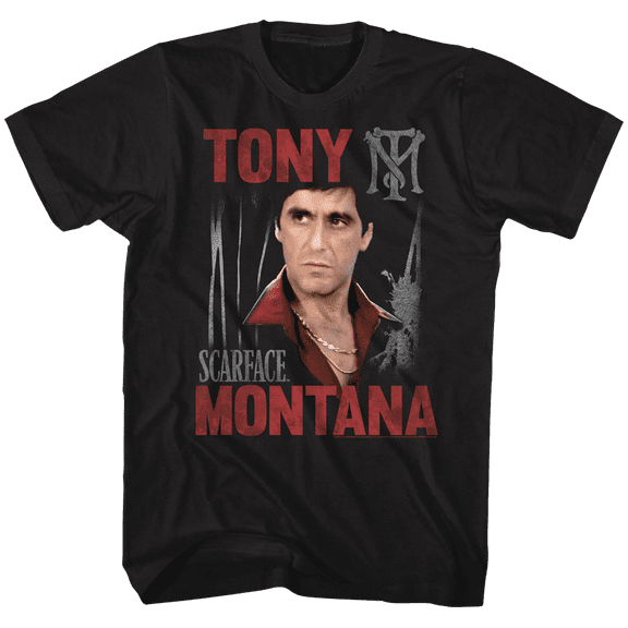 Scarface Tony Scarface Black Adult T-Shirt 3Xlt