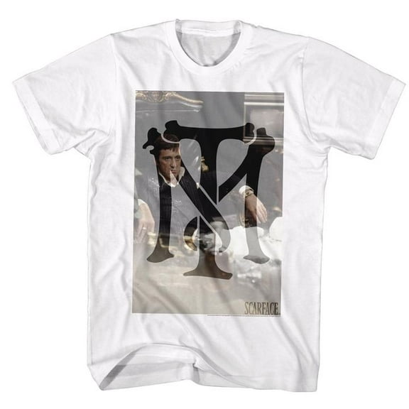 Scarface Tonymontana White Adult T-Shirt 5Xl