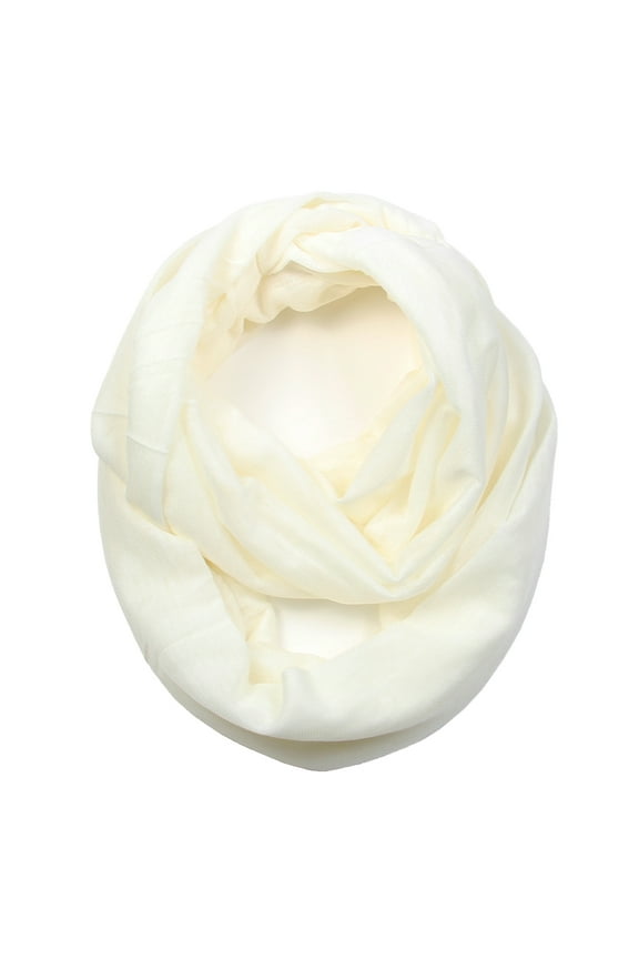 's Solid Color Infinity Winter Wrap Loop Scarf For Women & Men