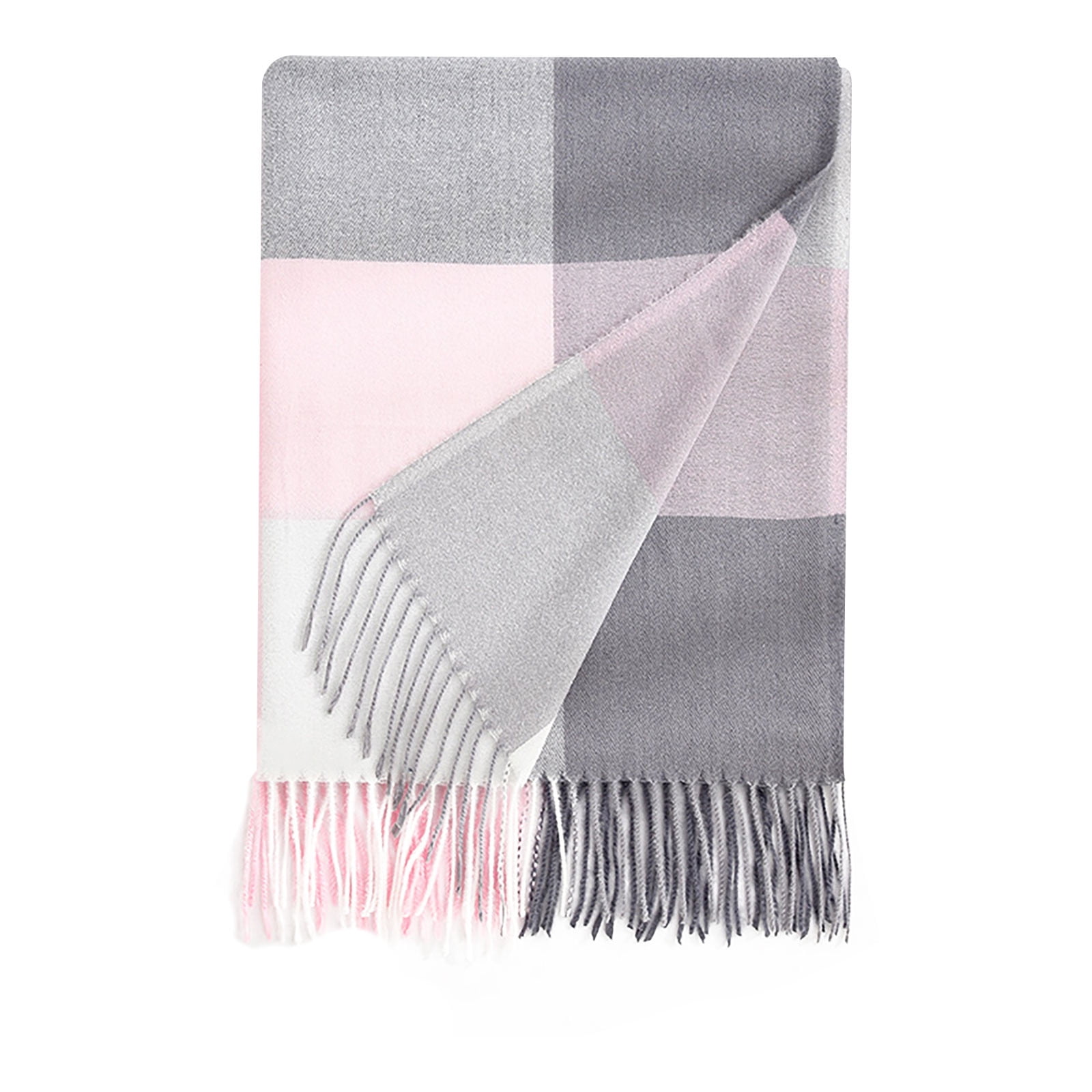 Scarfs For Women，Ladies Scarf Striped Color Plaid Shawl Elegant Ladies  Style Warm Comfortable Autumn And Winter Scarves