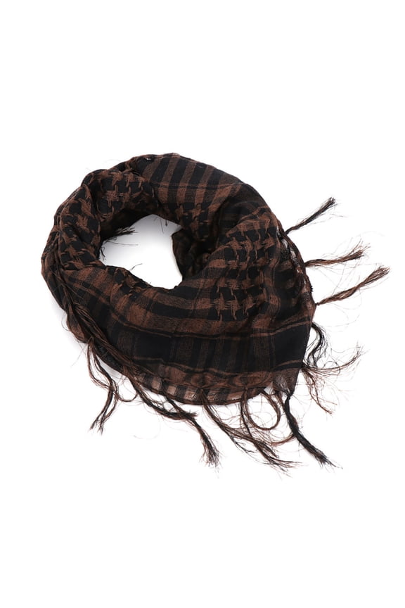 Scarfs for Men Brown Scarf 1PC Unisex Fashion Women Men Arab Shemagh Keffiyeh Palestine Scarf Shawl Wrap CO on Sale Gifts for Man