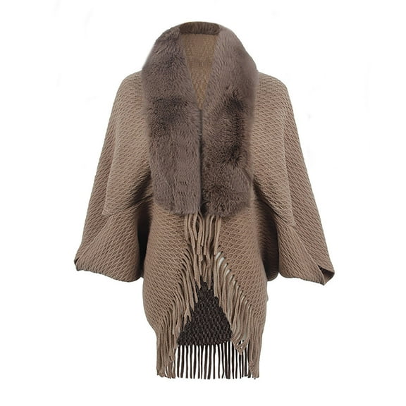Scarfs for Women,Coats for Women, Knitted Loose Thickened Shawl Coat Artificial Neck Scarf Tops,Scarf for Women