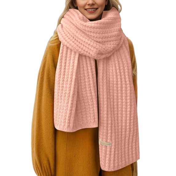 Scarfs for Women Cold Weather Scarf Thick Warm Cable Knit Wraps Large Soft Long Scarves Winter Scarves for Women