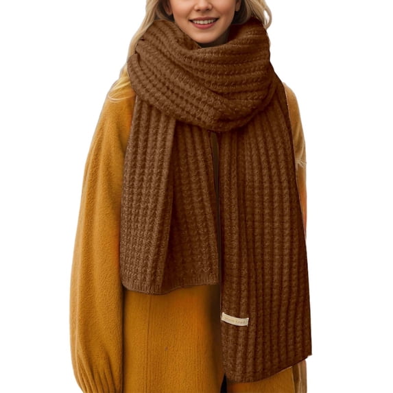 Scarfs for Women Cold Weather Scarf Thick Warm Cable Knit Wraps Large Soft Long Scarves Winter Scarves for Women