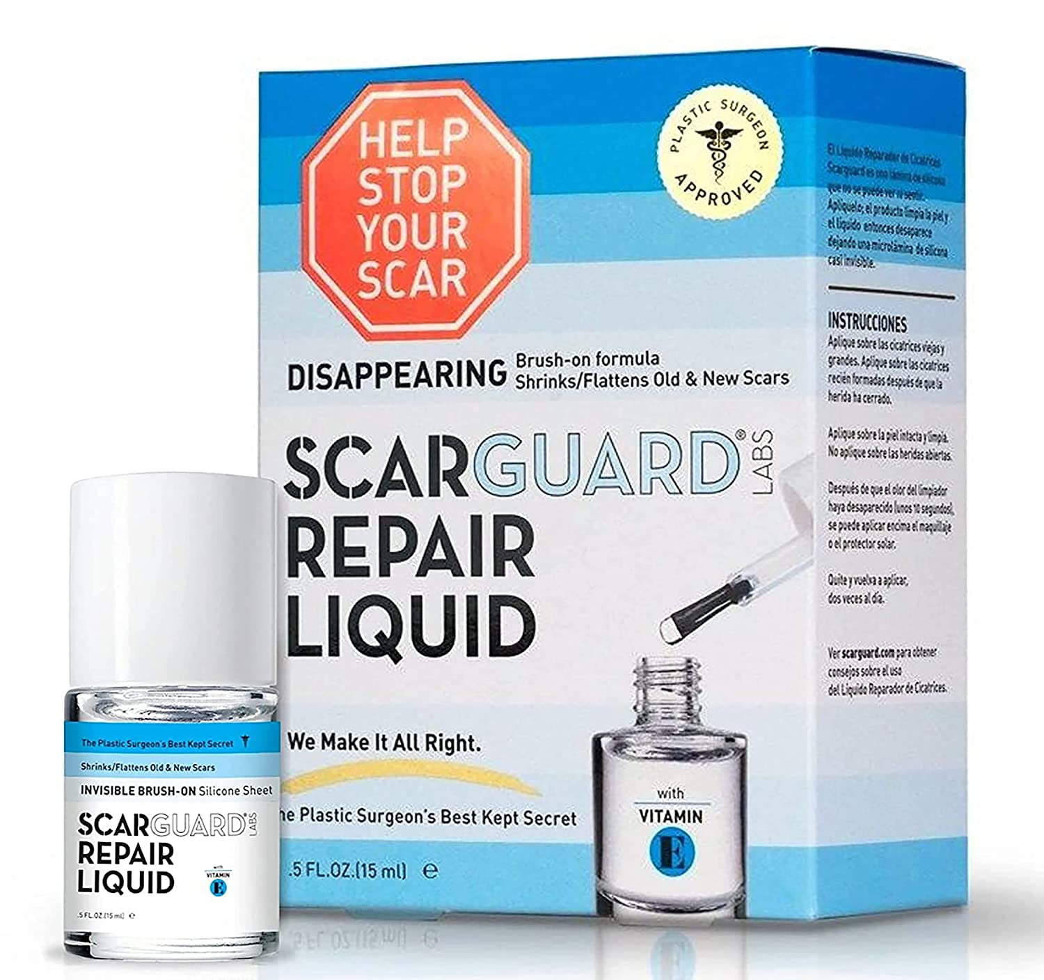 Scarguard Scar Treatment - Use For New & Old Scars - With Silicone ...