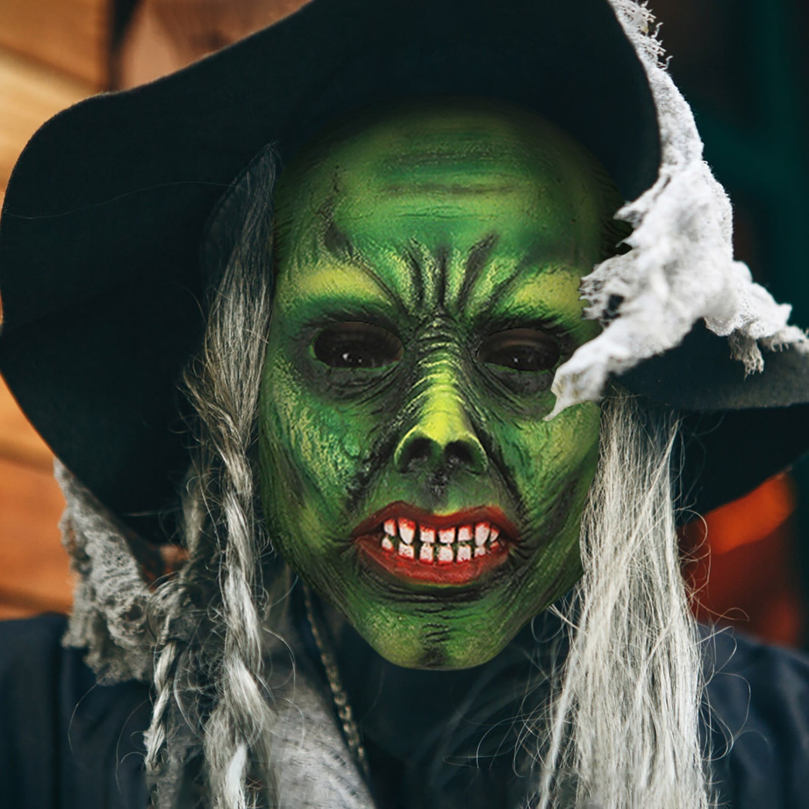 Scariest Creepy White Mask Halloween Masks for Adults Womens Halloween 