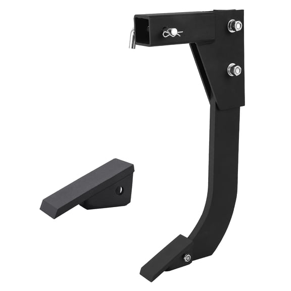 Scarifier Shank, Heavy Duty Hitch Mounted Trencher with 2 Replaceable Teeth, Fits 2 Inch Receiver Adapters