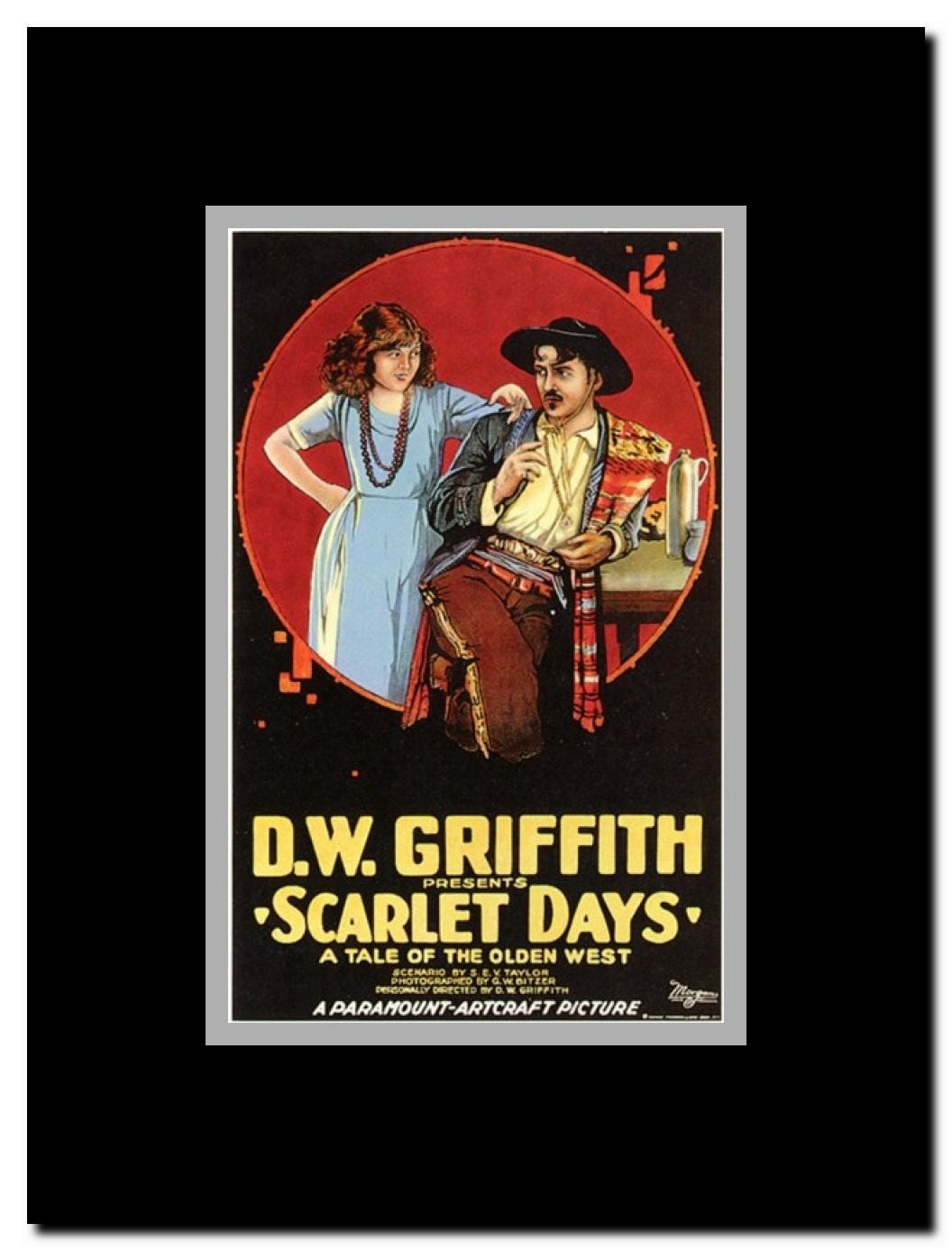 Scarlet Days Framed Movie Poster