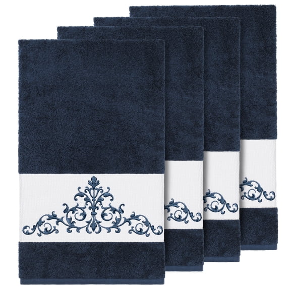 Scarlet Embellished Turkish Cotton Bath Towel