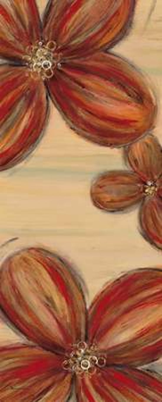 Scarlet Glory 2 Canvas Art - Dennis Dascher (24 x 48)