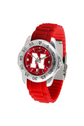 Scarlet Nebraska Huskers Sport AC AnoChrome Watch