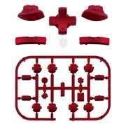 Scarlet Red D-pad ABXY Keys SR SL L R ZR ZL Trigger Replacement for Nintendo Switch/OLED Joycon