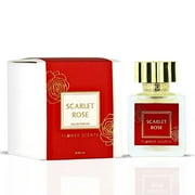 Scarlet Rose Eau de Parfum Spray 65ml 2.2 oz by Flower Scents | Opulent Rose, Creamy Woods & Golden Amber Warmth