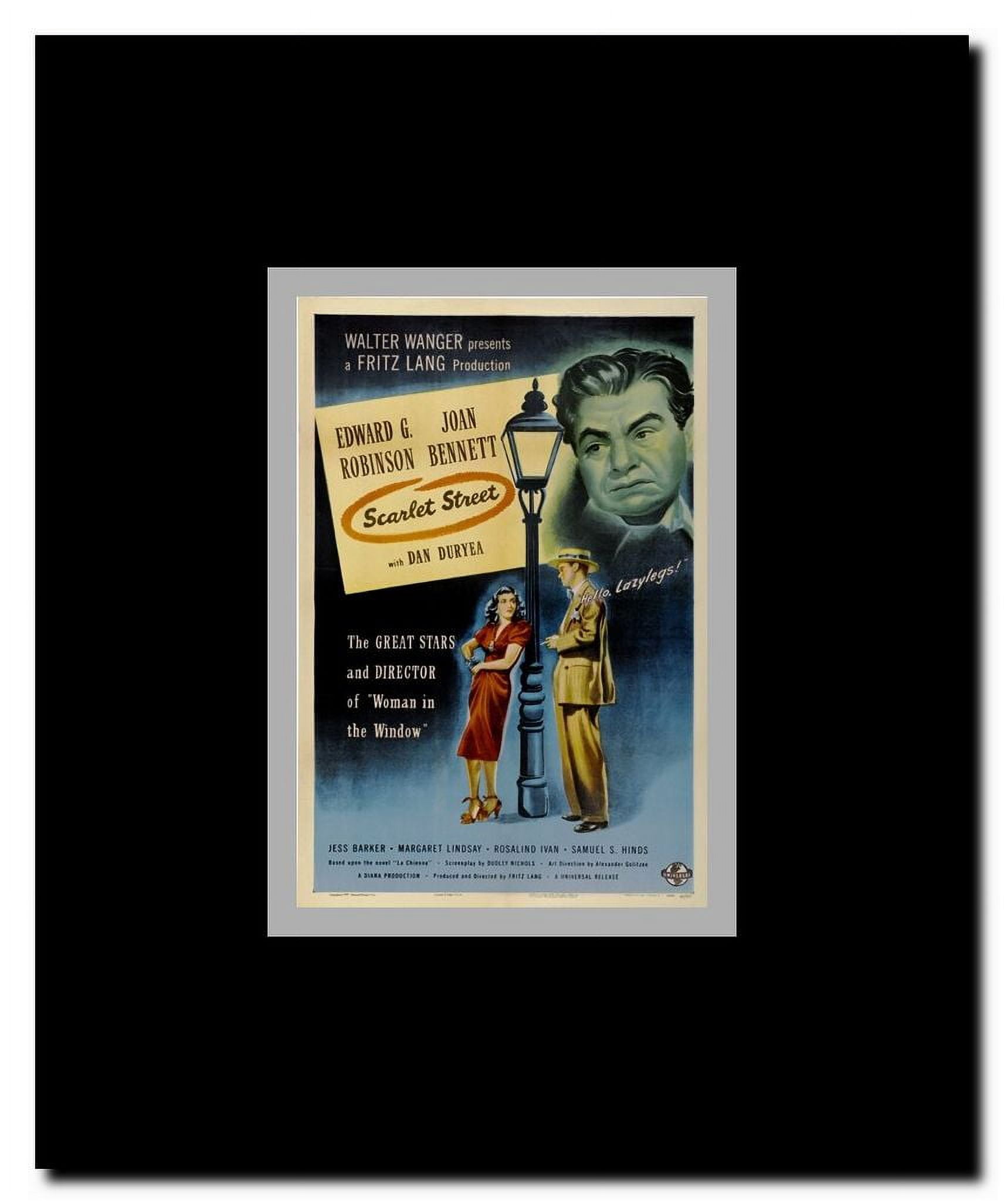 Scarlet Street Framed Movie Poster