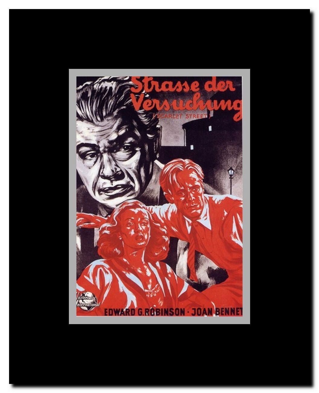 Scarlet Street Framed Movie Poster