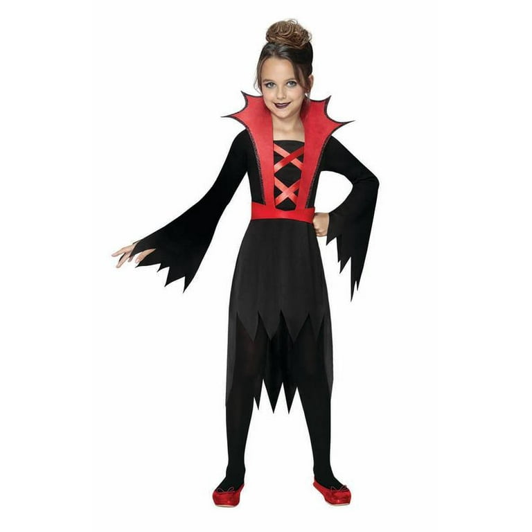 Scarlet Vampiress Costume For Dress-Up,Halloween,Theme Parties Size L 