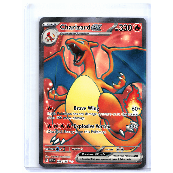 Scarlet & Violet 151 Charizard ex Holo Ultra Rare Lightly Played #183/165 Trading Card