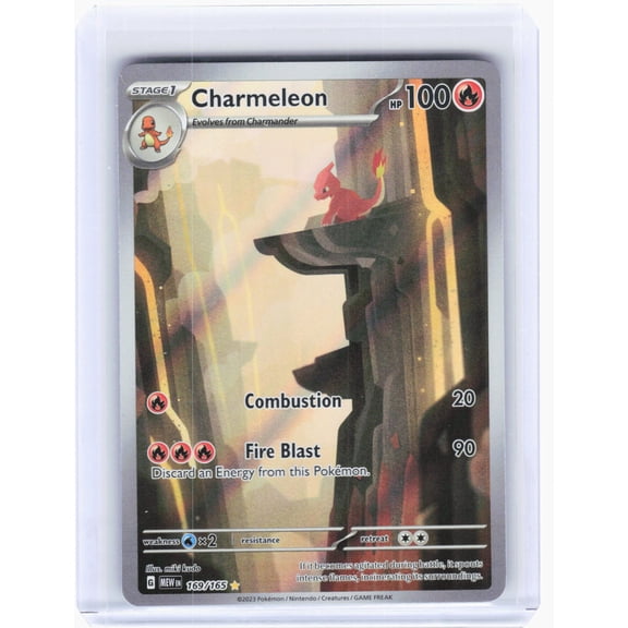 Scarlet & Violet 151 Charmeleon Foil Illustration Rare (Lightly Played) #169/165