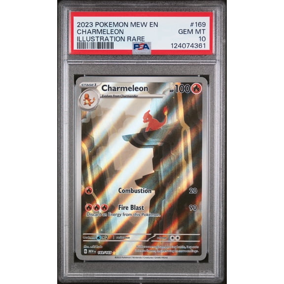 Scarlet & Violet 151 Charmeleon Foil Illustration Rare PSA 10 #169